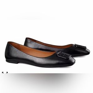 Brand New Tory Burch Georgia Ballet Size 8.5 Black
